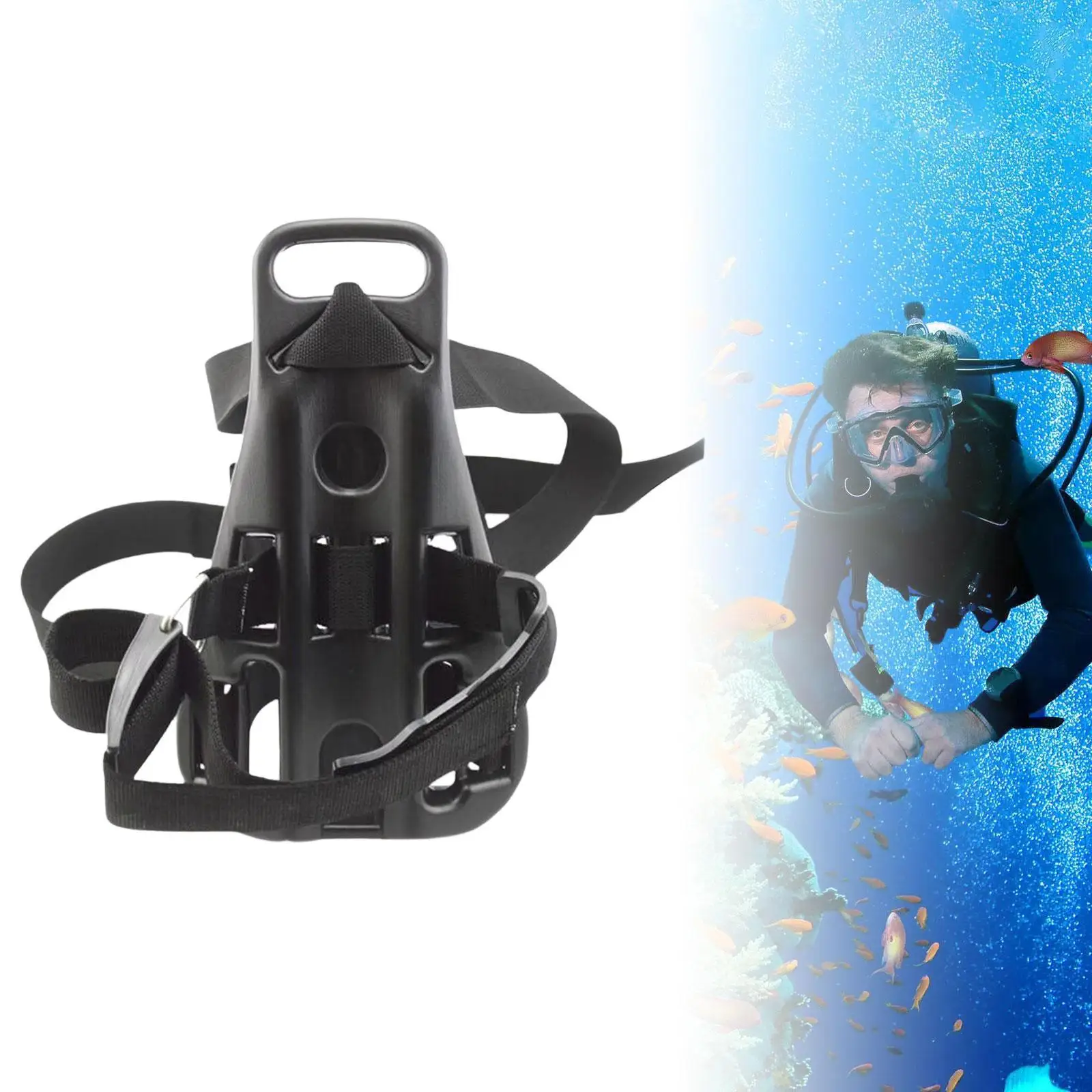 

Опорный кронштейн для одного кислородного бутылки, кронштейн для рюкзака, дайвинга, аксессуары для дайвинга