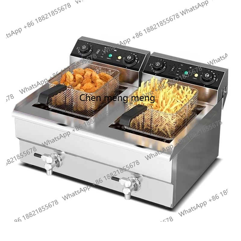 

Single cylinder commercial, potato tower machine, fried chicken chops, French fries, thickened double cylinder fritters, furnace