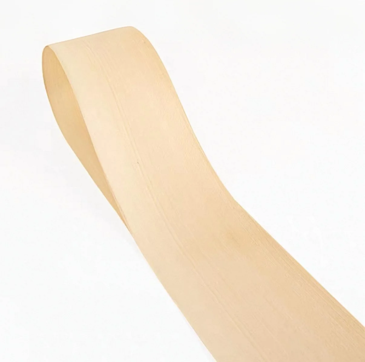 L:2.5x0.2미터 0.5mm 두께 천연 백색 느릅나무 직선 무늬 원목 베니어 가구 리노베이션용