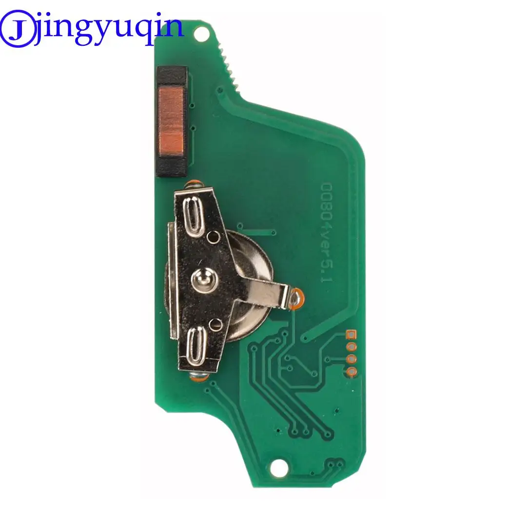 jingyuqin 433Mhz FSK Key For Peugeot 207 307 407 208 308 408 607 For CITROEN C1 C2 C3 C4 C5 Berlingo Picasso CE0523 Ce0536