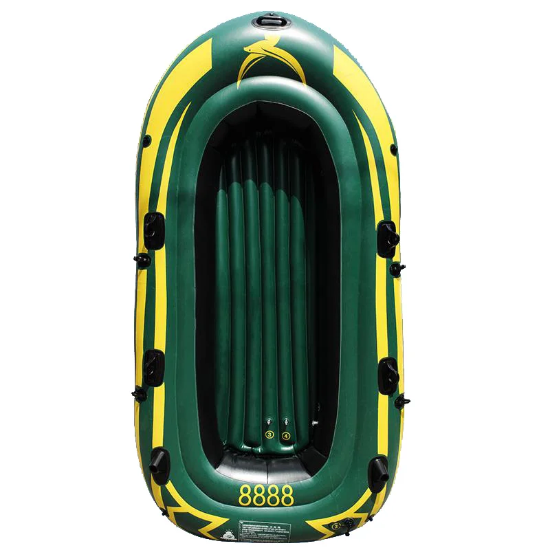 Kayak Thick Wear-Resistant Inflatable Boat Kayak Fast Travel Assault Boat Air Cushion Fishing Boat Inflatable Boat 5 People