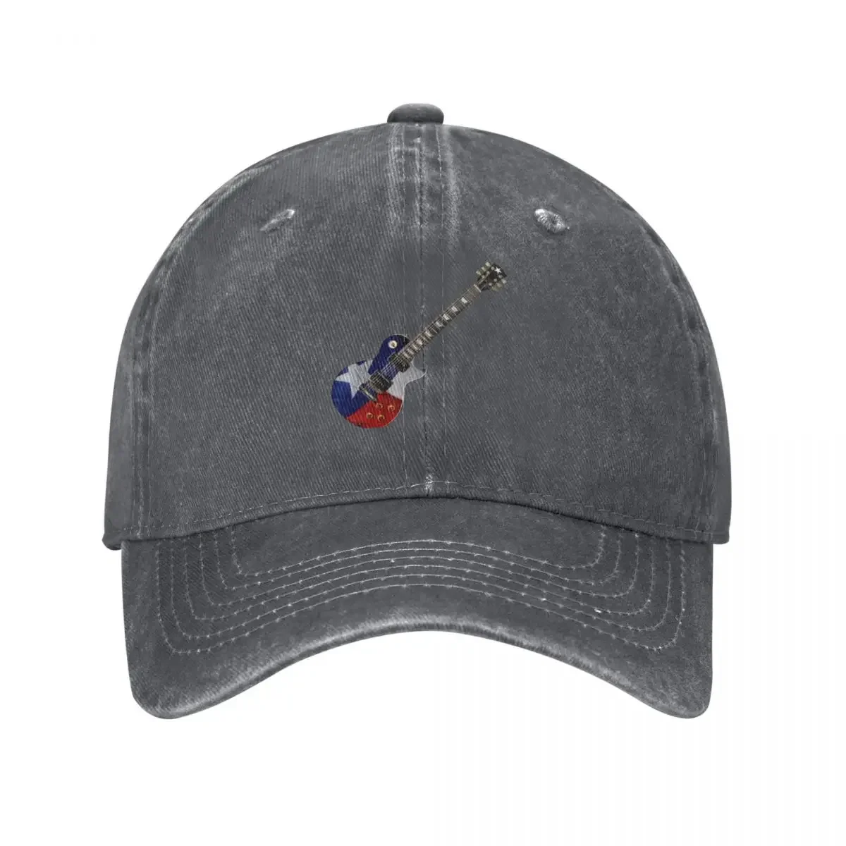 Texas Flag Guitar at 45 Degree Angle Baseball Cap fashionable sailor cap for men Horse Hat Hat men Designer Man Women's