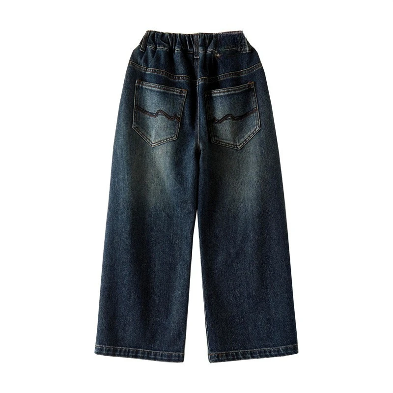

Boys Spring Pants 2026 New Casual Trousers for Older Kids Breathable Comfortable Loose Fit Everyday Wear Bottoms