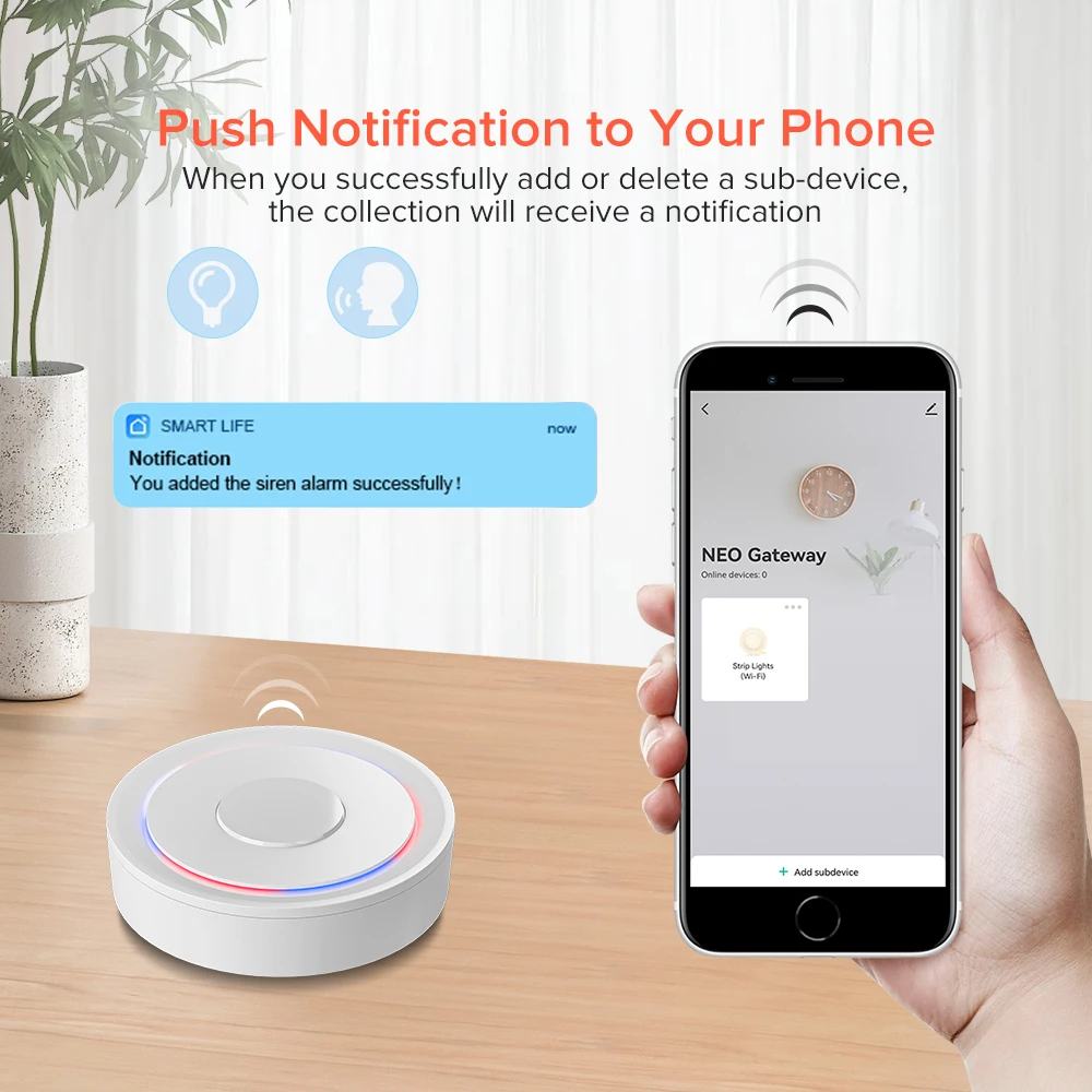 ZigBee 3.0 Gateway Hub HomeKit Smart Home Bridge ZigBee APP telecomando funziona con Apple Home Google Assistant Alexa DC5V