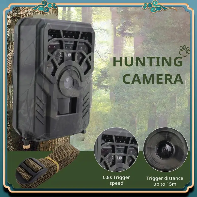 

Latest 2X Trail Camera 720P Wildlife Camera Hunting Trail Cameras For Outdoor Wildlife Animal Scouting Security Surveillance