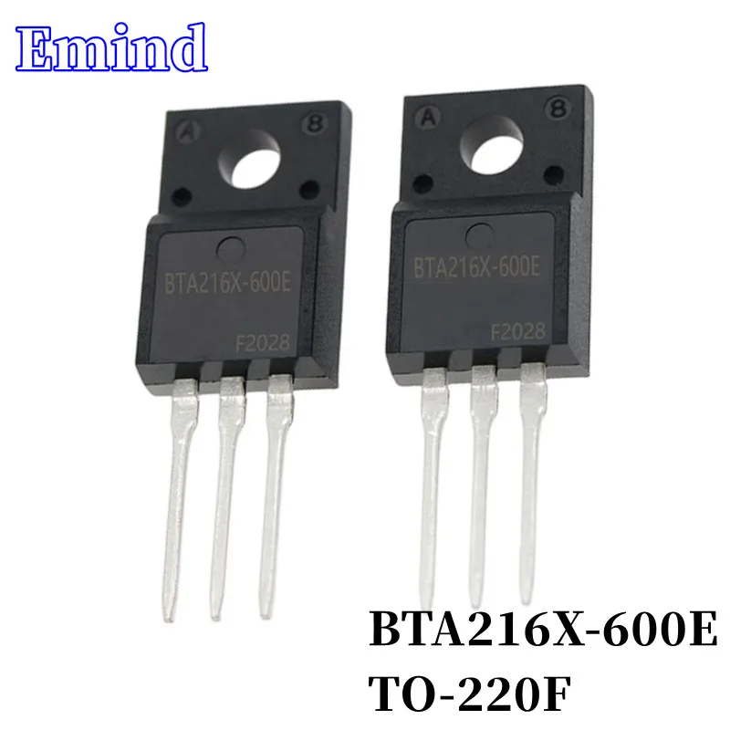 20/50/100/200/500Pcs BTA216X-600E BTA216X Triac 16A/600V TO-220F Plastic Package DIP Thyristor Large Chip