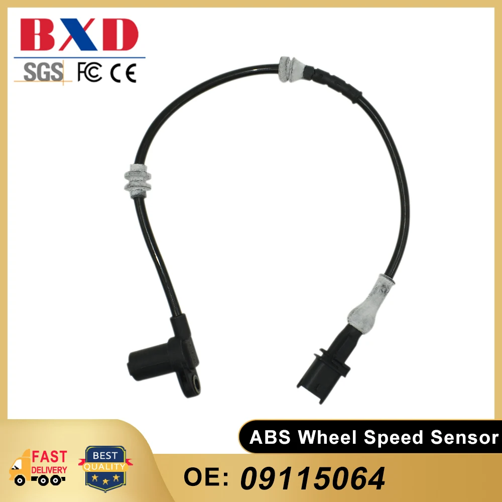 ABS Wheel Speed Sensor 09115064 0986594027 For Opel Combo Corsa Meriva Tigra, Vauxhall Corsavan 2000-2006