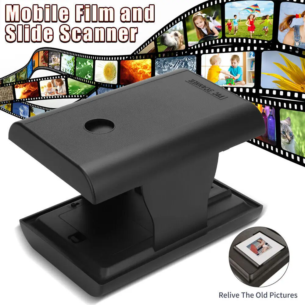 35/135mm Negative Slide Mobile Phone Film Scanner Slide Viewer Photo Digitizer Foldable Stand