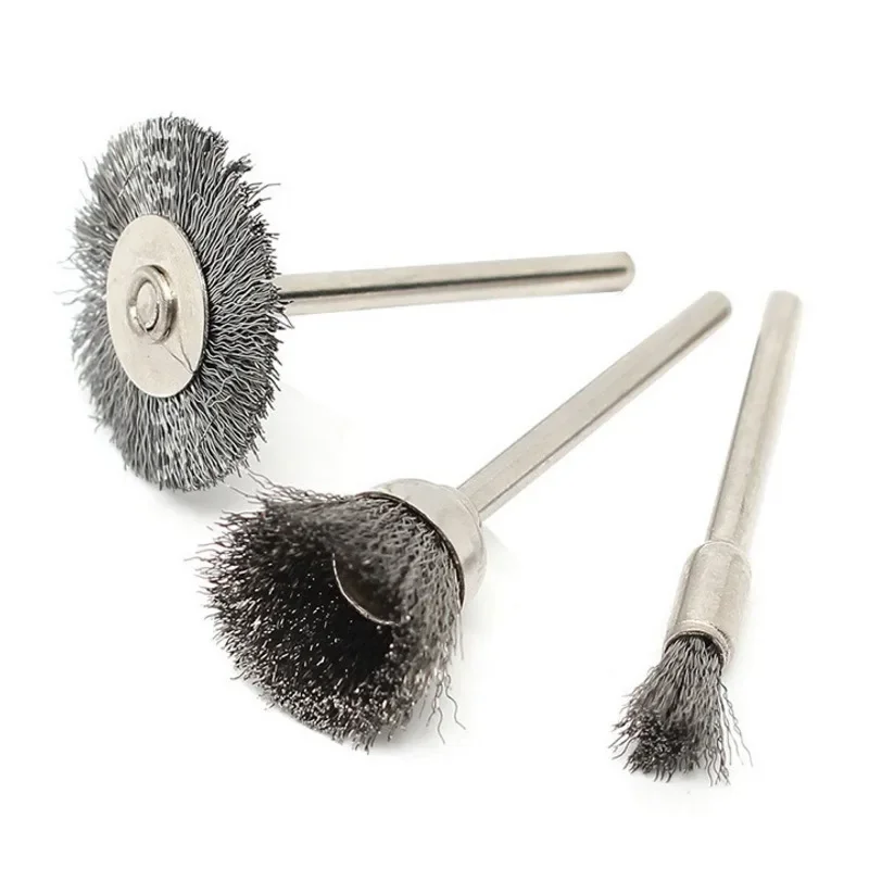 45Pcs Steel Wire Brush Set Cup Shape for Electric Grinder Rust Removal Polishing Grinding Carving Cleaning Tool