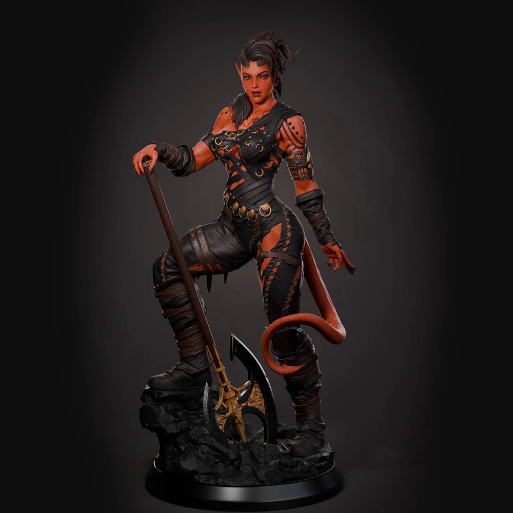 

1/24 Sexy Demonic Female Warrior NSFW Resin Model Figure Toy Craft Unassembled Miniature Reduction Statue Unpainted Kit
