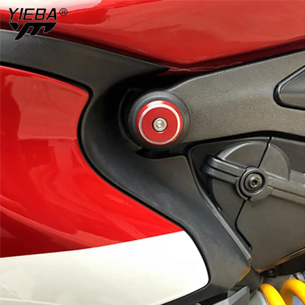 오토바이 알루미늄 프레임 플러그 캡 장식 프레임 홀 커버, Ducati 899 959 1199 1299 Panigale / S Panigale V4 S 액세서리