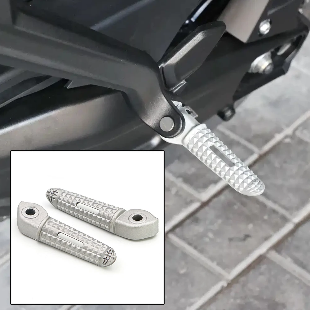 Motorradzubehör Aluminium Hintere Fußrasten Fußstützen Pedale für TRIDENT660 Trident 660 2021-2026 2022 2023 2024