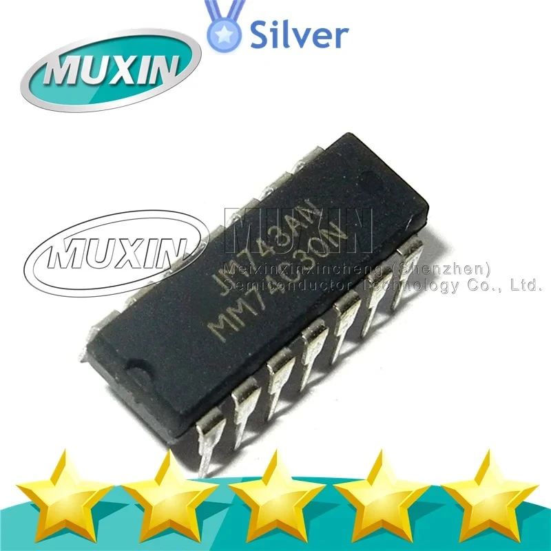 MM74C30N DIP14 Electronic Components MM74C74N MM74C914N MM74HC14N MM74HC14N MM88C29N New Original MM88C30N