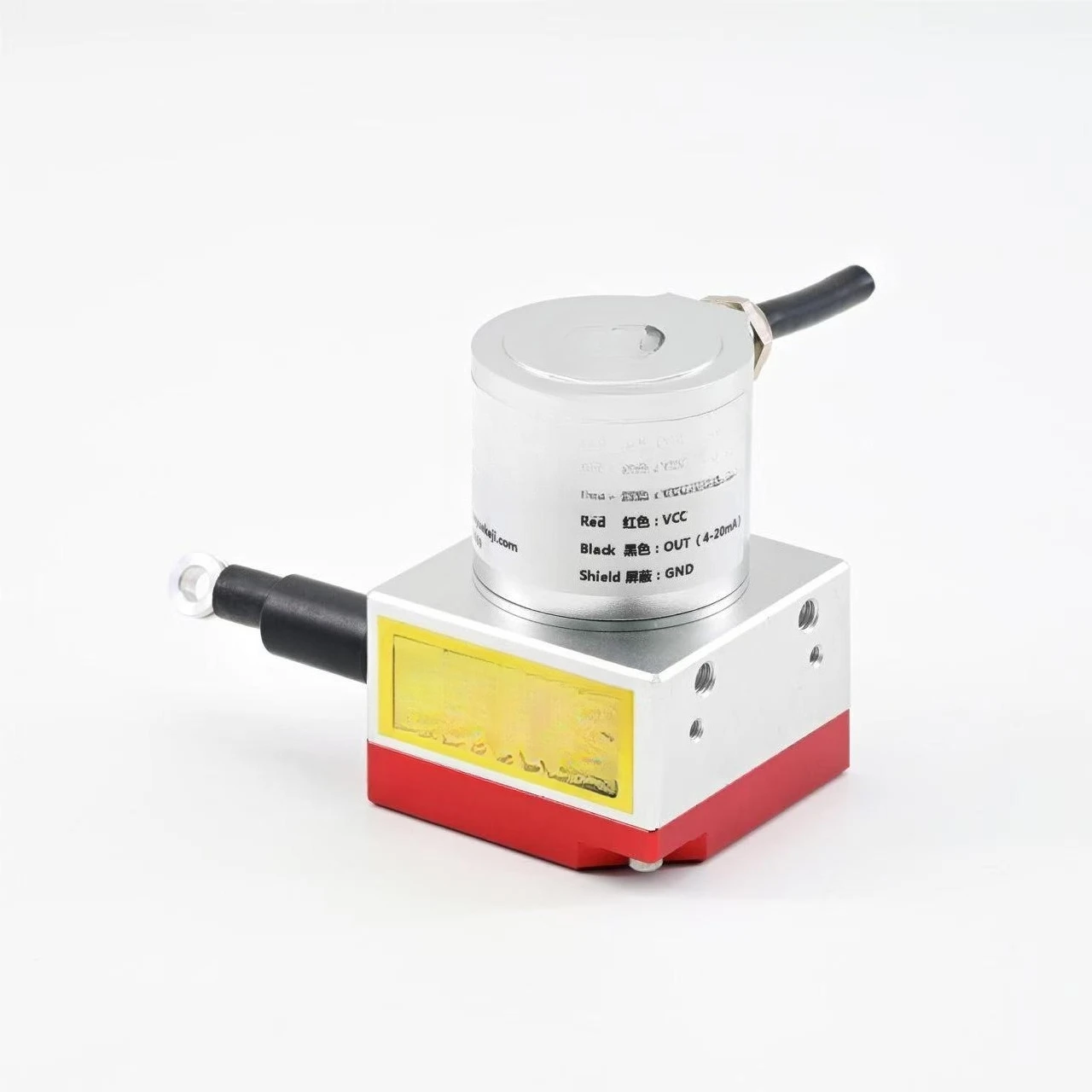 Pull cable displacement sensor, absolute mechanical multi-turn