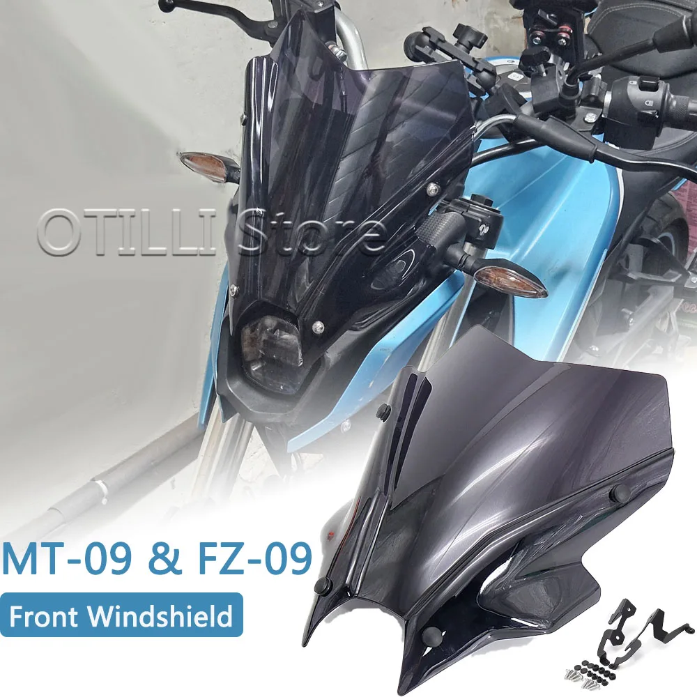 

Windshield Visor Deflector WindScreen For YAMAHA MT-09 MT09 MT 09 SP FZ-09 2021-2023 Motorcycle Accessories Windshield Sunshade
