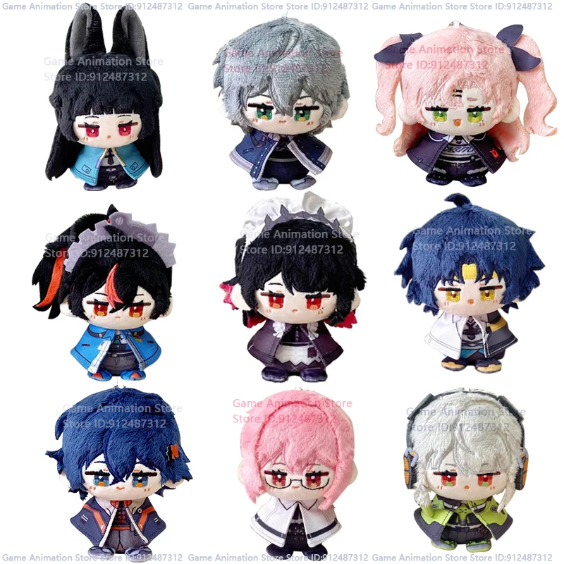 10cm Zenless Zone Zero Plush Ellen Joe Belle Asaba Yuma Hoshimi Miyabi ZZZ Plush Wise Zhu Yuan Dolls Bag Pendant Keychain Gift
