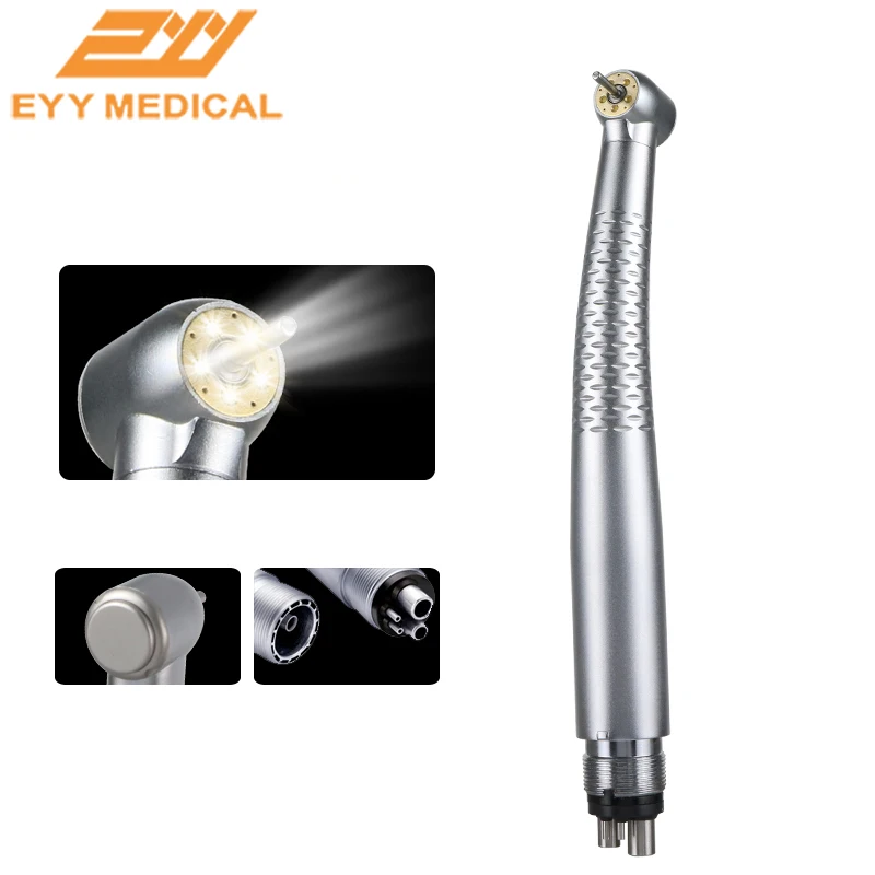 Dental High Speed HandPiece 5 LED Lamp Air Turbine 5 Water Spray Shadowless Light Standard Head Dental Tips Dentist Instrument