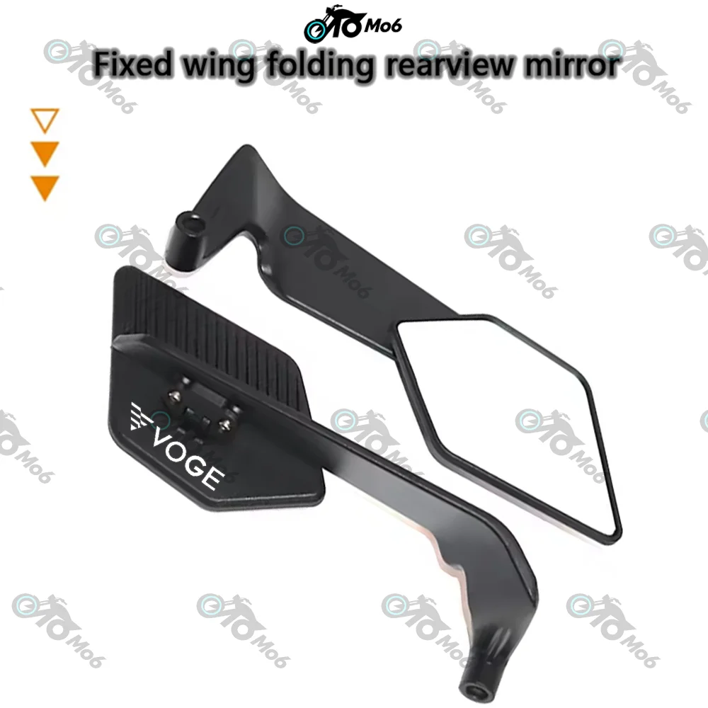 For LONCIN VOGE 500DS 650DS 500R 500AC 300AC RR DS52 Motorcycle Rearview Mirror Wide-angle HD Wind Wing side Rearview