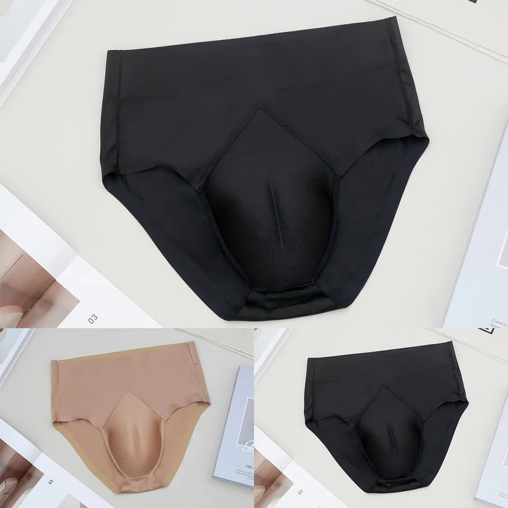 Transgender Crossdresser Thong Mens Sissy Panties Mid Waist Hiding Gaff Panty Shaping Pant  TG False Panties Fake Vagina Gaff