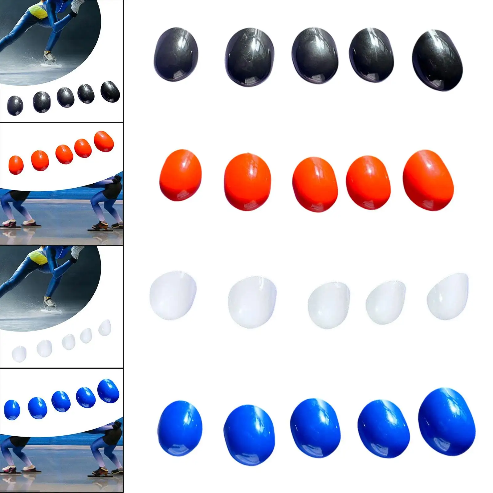 

5x Ice Skating Finger Caps Decor Equipment for Enthusiasts Beginners Outdoor