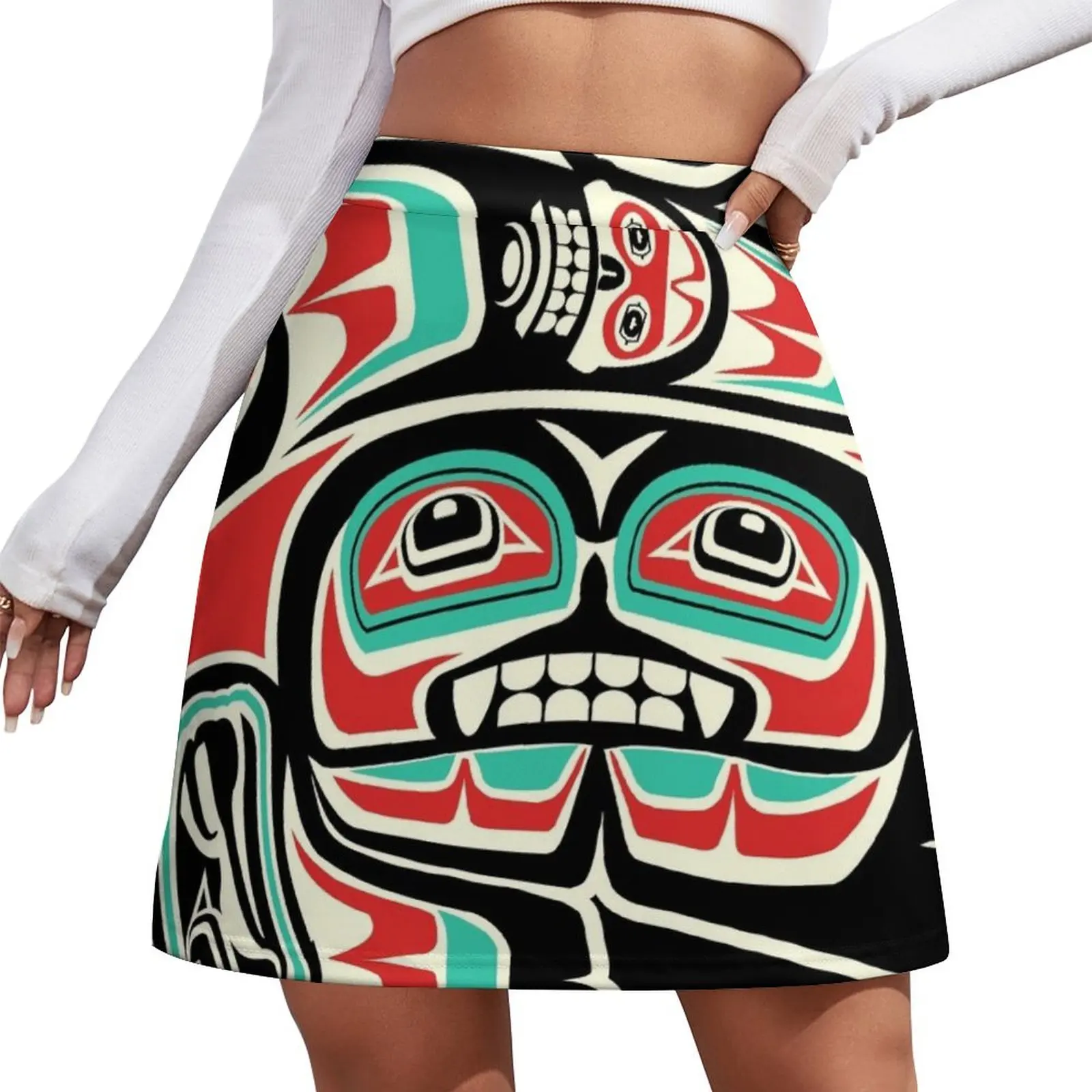 

Alaskan Salmon Mini Skirt summer dress women 2026 Skirt for girls Mini Skirt