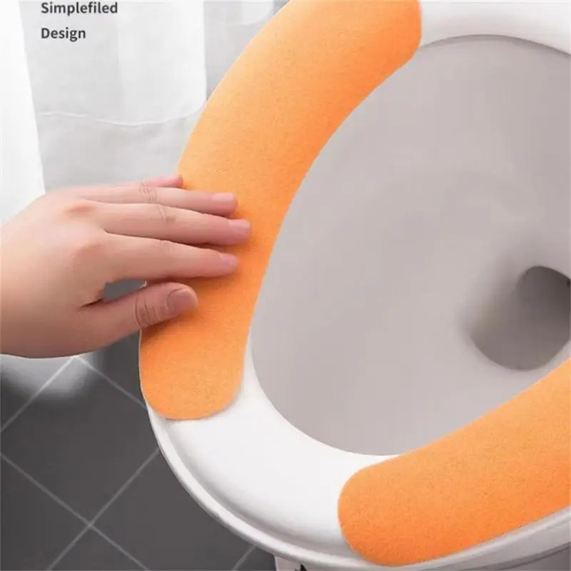 2/3/4PAIRS Common Innovative Customizable Soft Lovely Comfortable Summer Themed Toilet Seat Washable Toilet Seat Decal