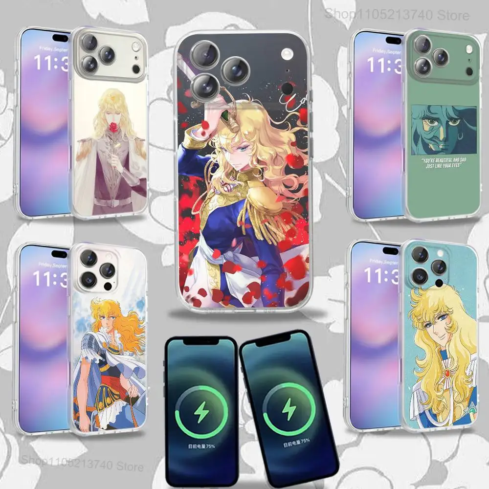 

O-Oscar RoseD Of Versailles For iPhone 17,12,11,14,13,15,16,Plus,Air,Pro,Max,E,Mini for Magsafe Magnetic Frosted Phone Case