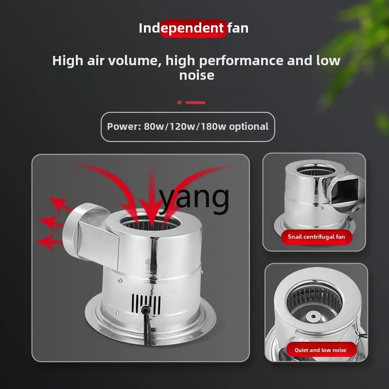 CX ร้านบาร์บีคิวควันอุปกรณ์ไอเสียหลอดยืดไสลด์แข็งอุปกรณ์ไอเสียเชิงพาณิชย์