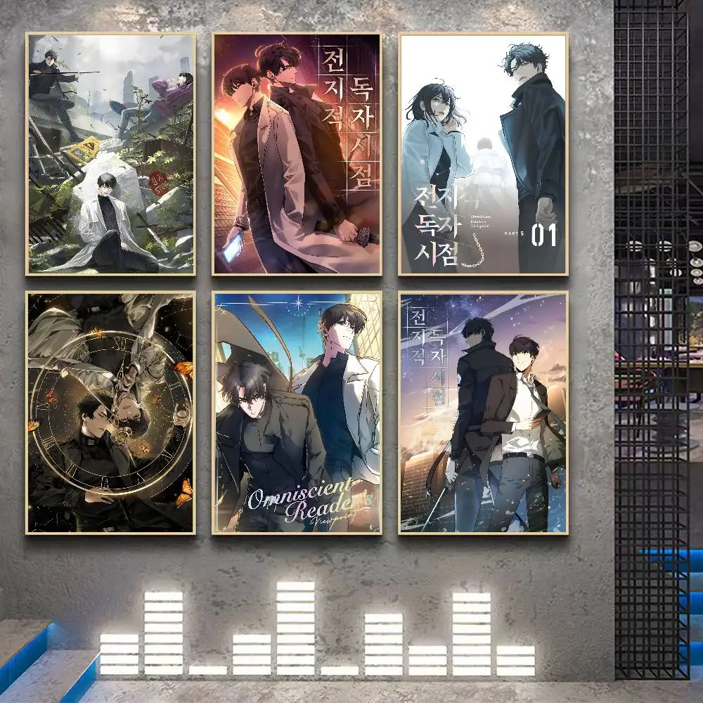 Webtoon Omniscient Readers Viewpoint Poster Room Decor Waterproof Sticky For Home Bar Wall Art Decoration