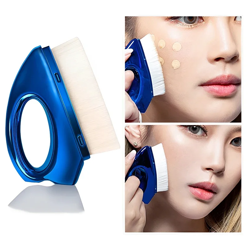 1 szt. Pędzel do makijażu Liqiud BB Cream Magic Foundation w kształcie żelaza z krótkim uchwytem