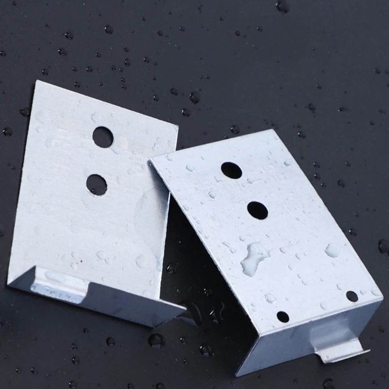 100Pcs Door Frame Corner Fixer Door Installation Bracket Design Sturdy Stainless Steel for Fixing Doors Mounting