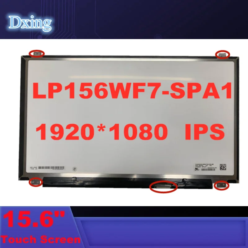 

15.6 inch IPS Laptop LCD Touch Screen LP156WF7-SPA1 LP156WF7-SPN1 for DELL Inspiron 15-5557 5558 5559 P51F001 P66F001 40pin