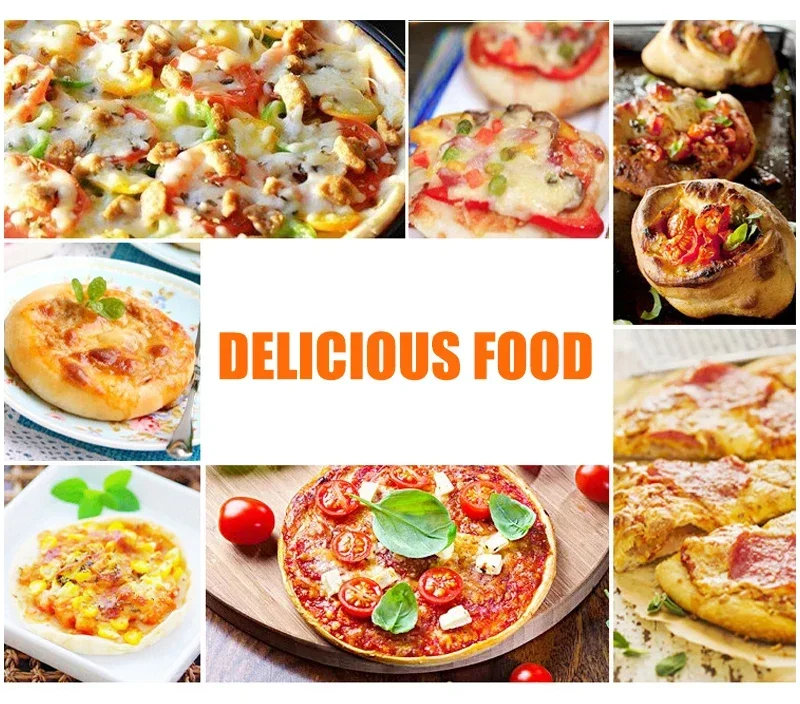 فرن بيتزا كهربائي متين وقوي بطبقة واحدة مع معدات مطبخ المخابز الحجرية فرن بيتزا للبيع عبر الإنترنت