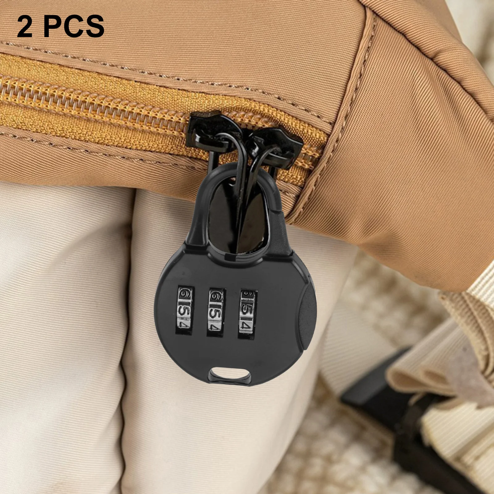 

2pcs 3 Digits Password Combination Padlock Suitcase For Luggage Travel Mini Combination Lock Padlock Hardware Accessories