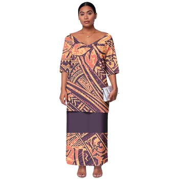 Vêtements de loisirs Tribal polynésien Fidji Tonga fleur imp...