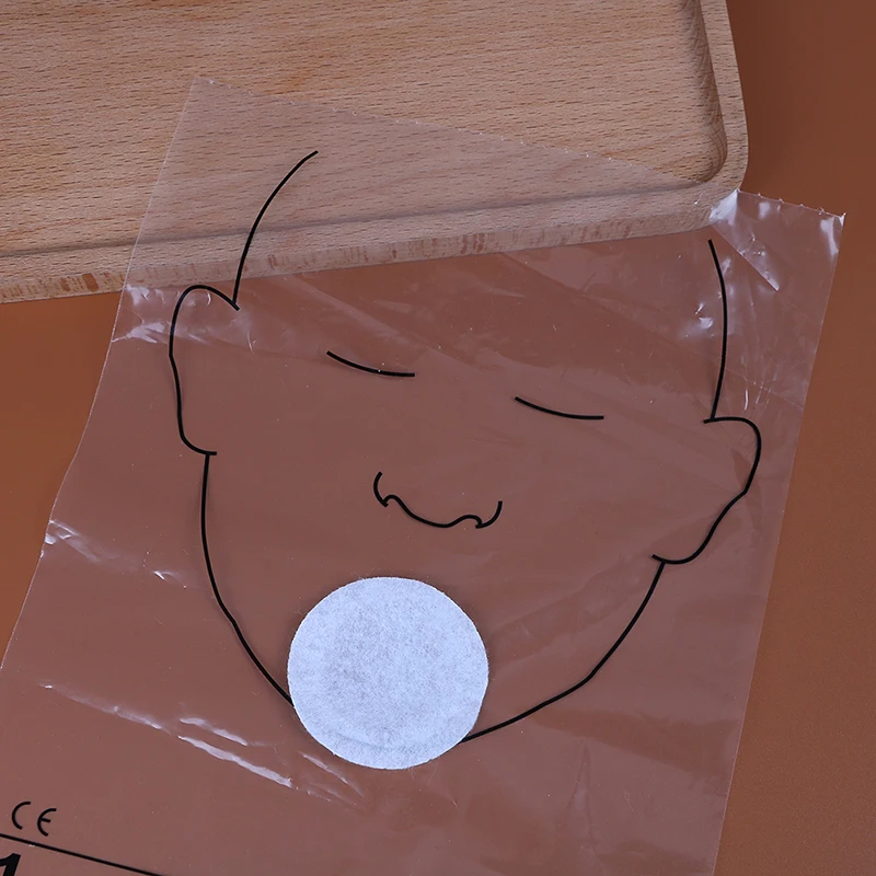 (HS) 36 piezas/rollo de protección facial CPR, máscara transparente para CPR, desechable impresa