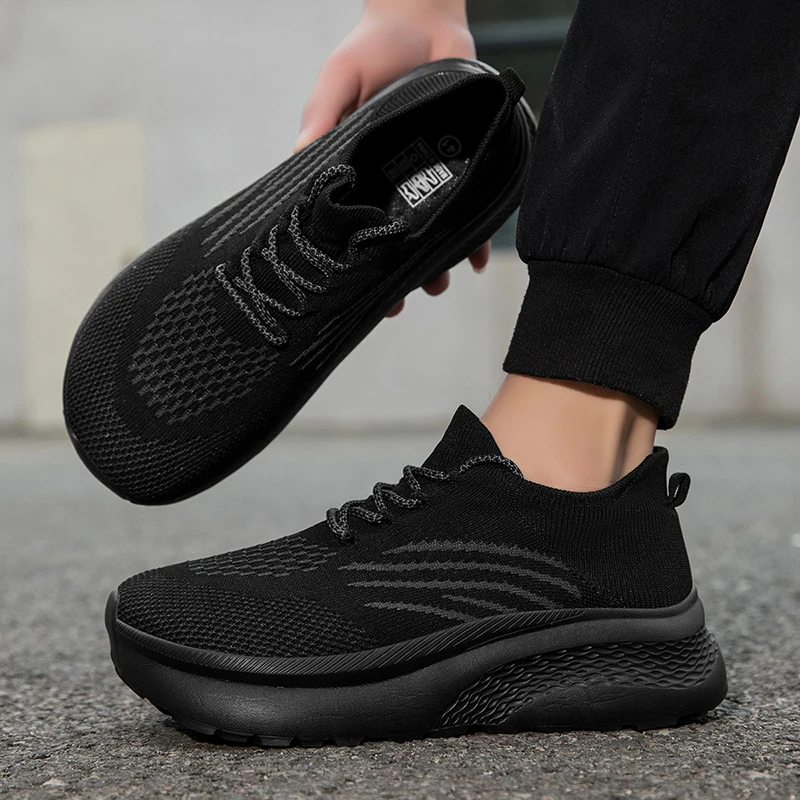 

Minimalist Wide Toe Men Walking Shoes Lightweight Breathable Man Barefoot Shoes Outdoor Running Sneakers Casual Sport Shoes