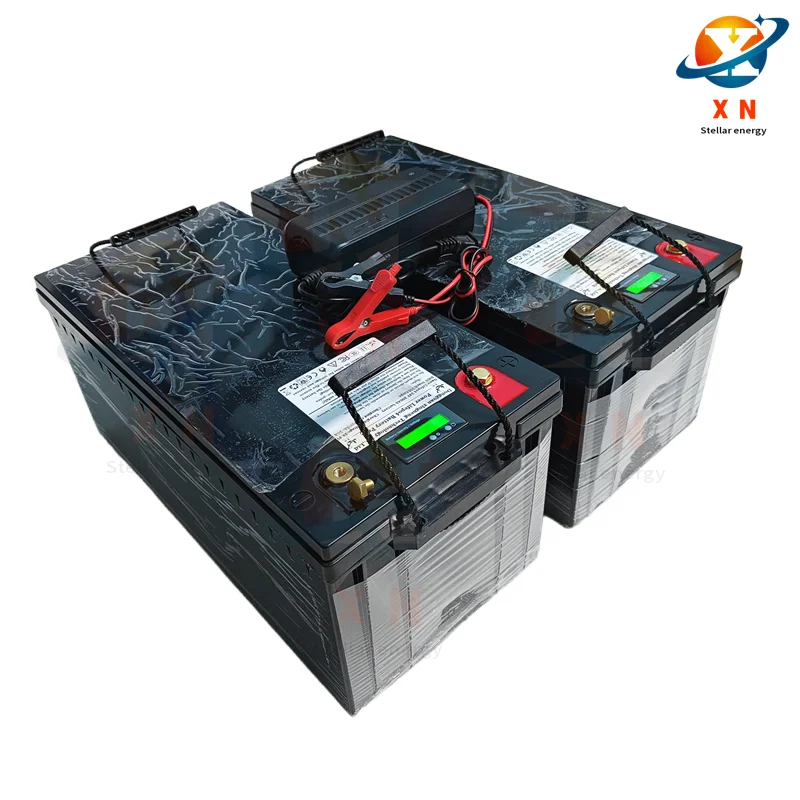 12V 24V 36V 48V 100AH 150Ah 200AH 300Ah 400Ah lifepo4 lithium battery bluetooth BMS APP for solar inverter EV Fishing boat