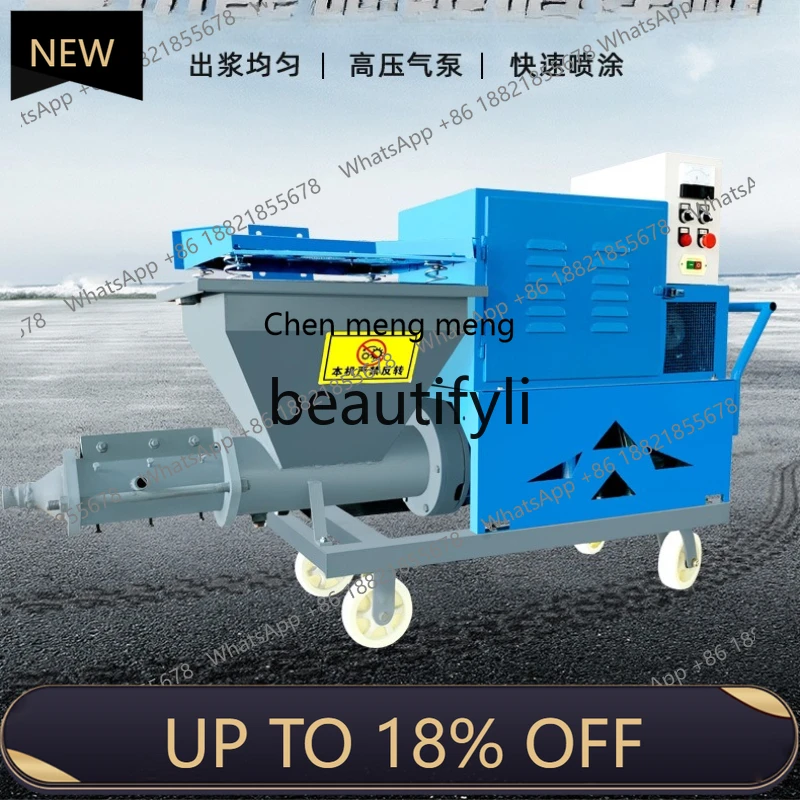 

Z189 Cement Mortar Spraying Machine Exterior Wall Putty Mortar Powder Wall Machine Spray Plaster Stone Paint Spraying Machine