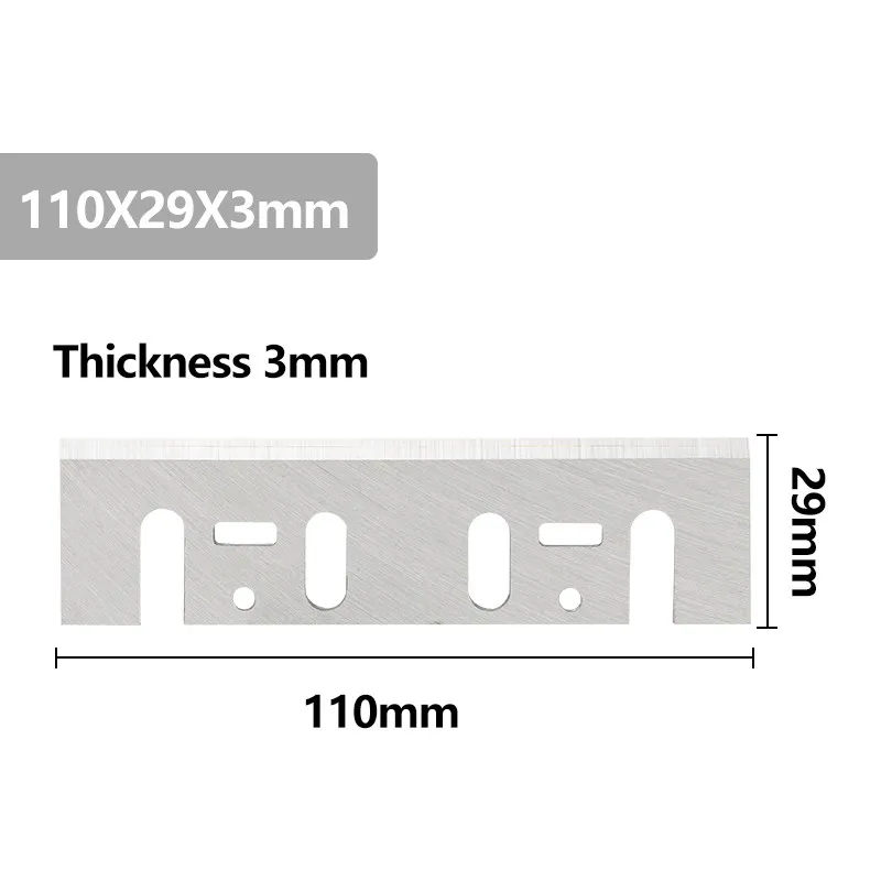 XCAN 110x29x3mm Wood Planer Blade Electric Planer Knife Replacement For 1911