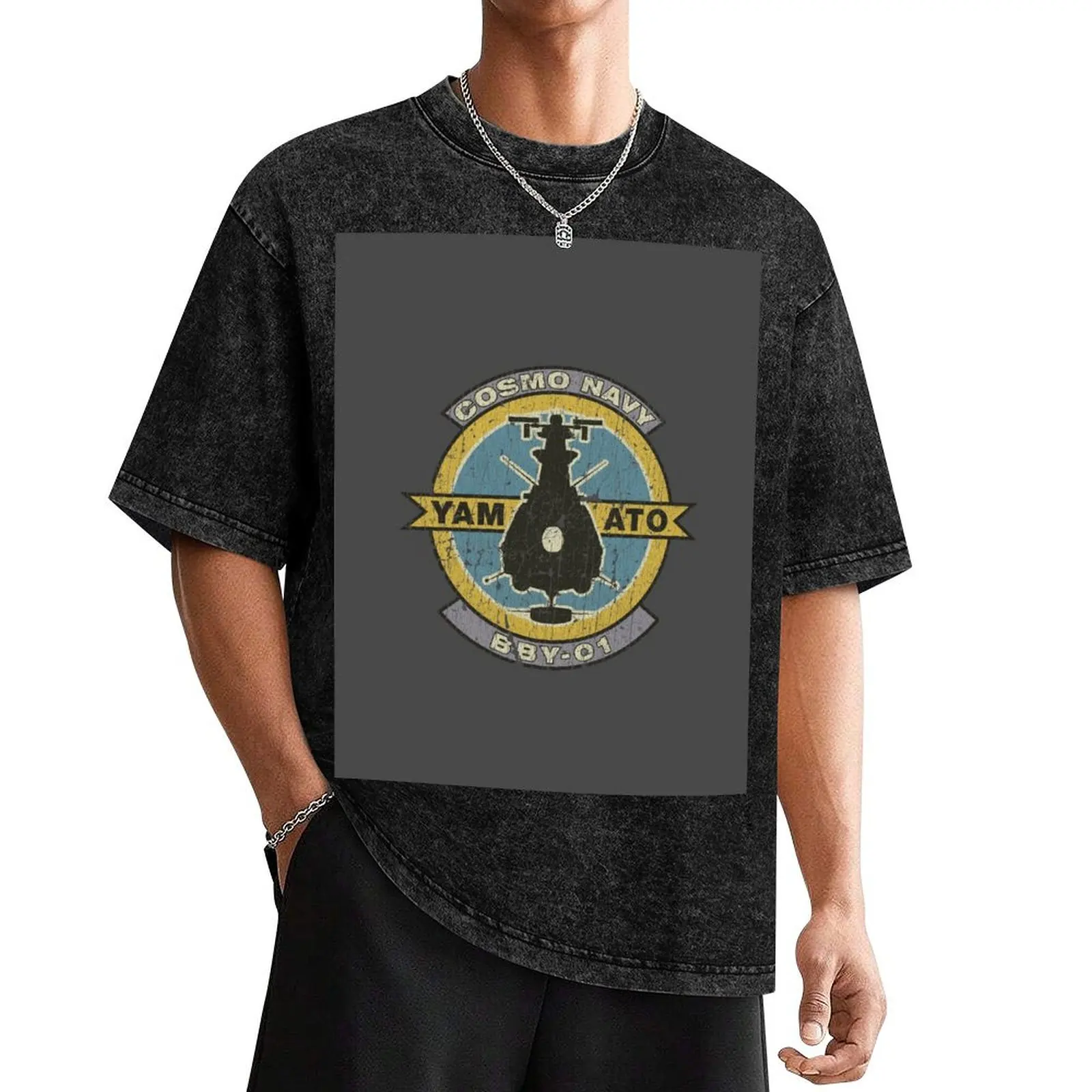 

Cosmo Navy Yamato BBY-01 Patch T-Shirt aesthetic clothes anime clothes clothes funny costumes mens funny t shirts