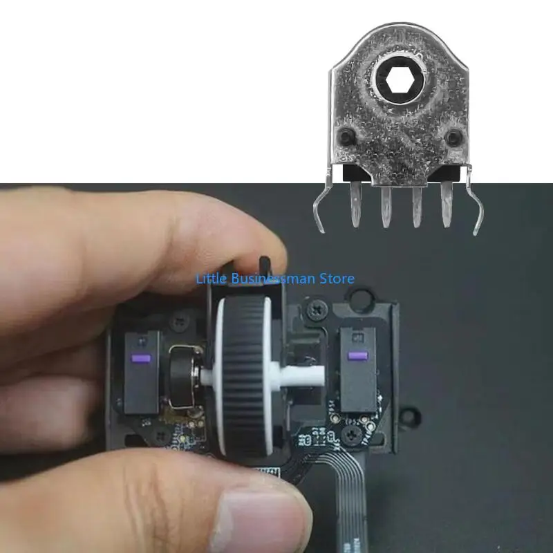 Mouse Wheel Encoding Replacement with Opt Rotation Sensing, for DeathAdder V4Pro Component-Level Scroll Repair M76A