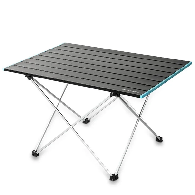 High Strength Aluminum Alloy Portable Ultralight Folding Camping Table Foldable Outdoor Dinner Desk For Family Party Picnic BBQ