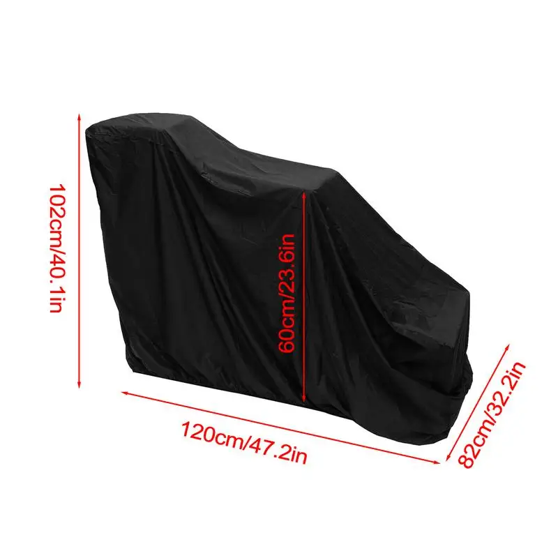 Imagem -06 - Waterproof Oxford Cloth Lawn Mower Cover Snowblower Cover Trator Proteção Covers Outdoor Garden Sunscreen 210d