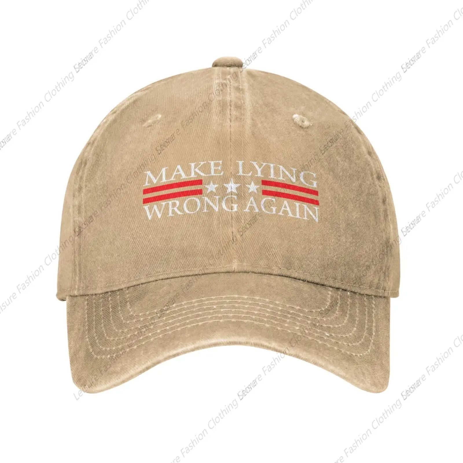 

Make Lying Wrong Again Hat for Women Baseball Caps Fashionable Hats