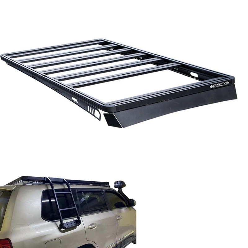 OEM Custom Black Off Road 4x4 Accessories Universal Aluminum Top Roof Rack Basket