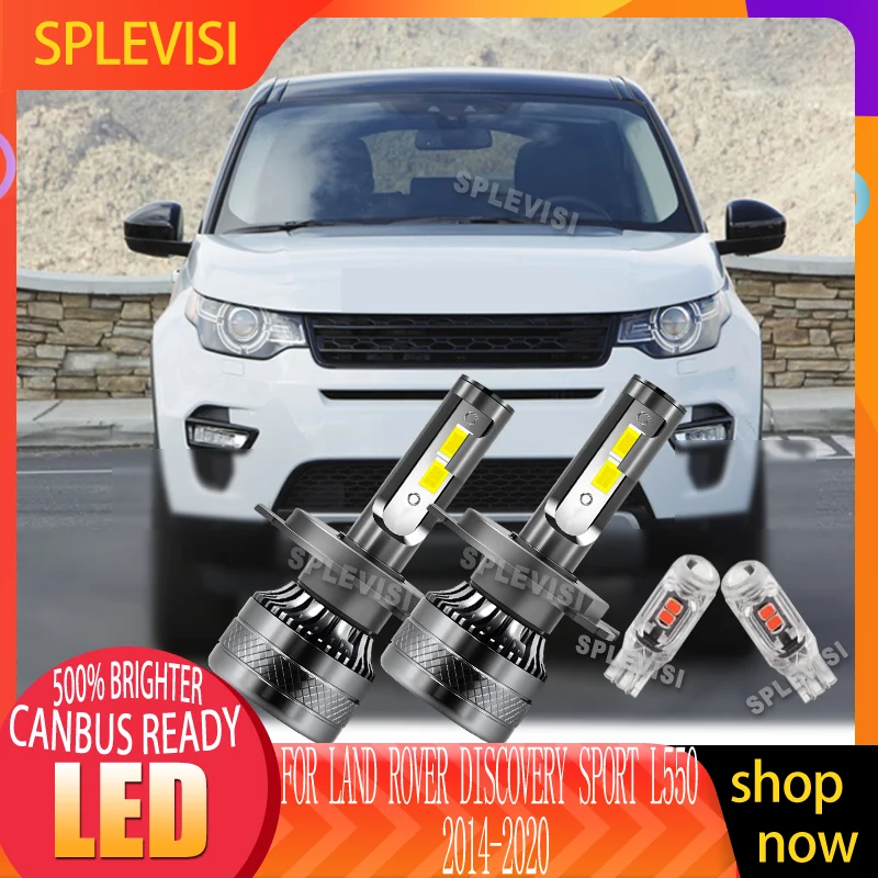 

Our newly upgraded 200W H4 LED headlights 6000K pure white light For LAND ROVER DISCOVERY SPORT L550 2014 2015 2016 2017-2020