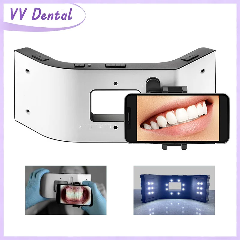 

VV стоматологическая фотография внутриротовая светодиодная лампа для наполнения полости рта с ручной подставкой для ортодонтического освещения, заполнения полости рта