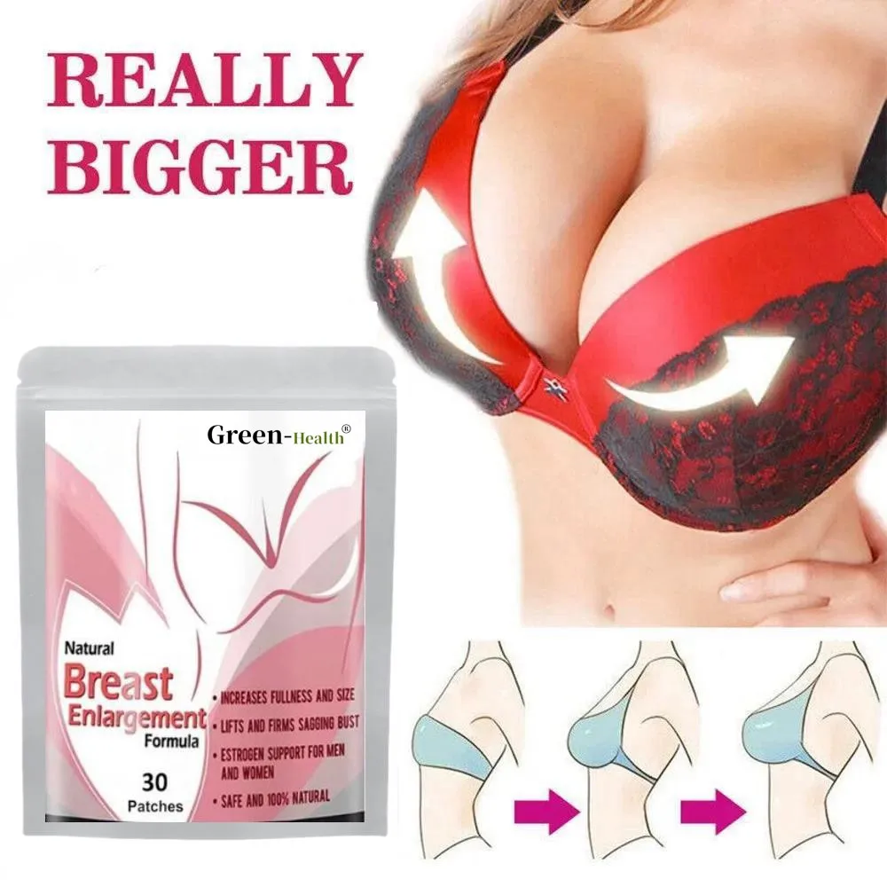 

30 Patches Perfect Bust Transdermal Patches, Larger Breast Natural Breast Enlargement, Lifting