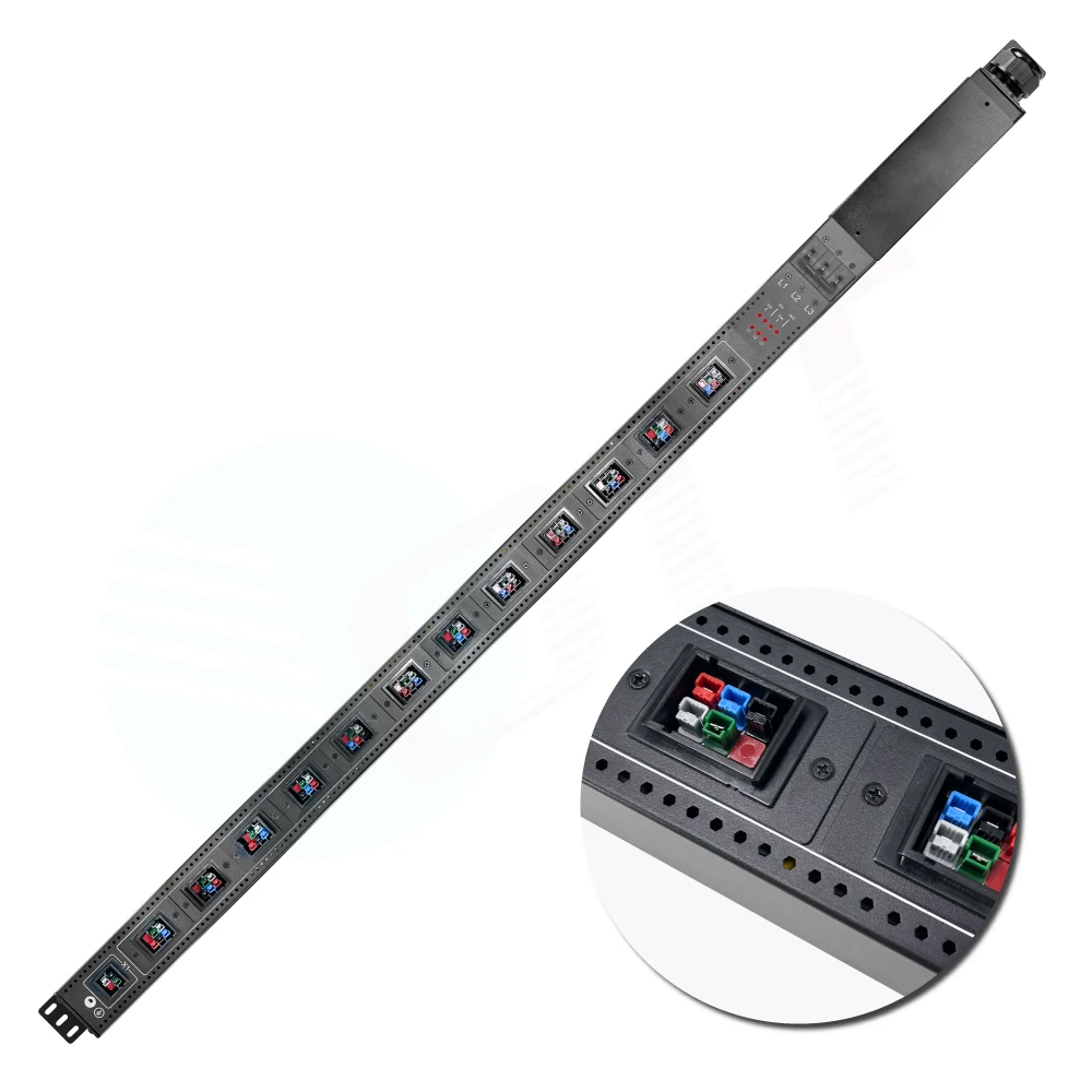 OIT S21 Single-phase 415V P13 C13 C19 Intelligent SNMP 125A 200A Instrument PDU Power Distribution Unit T21